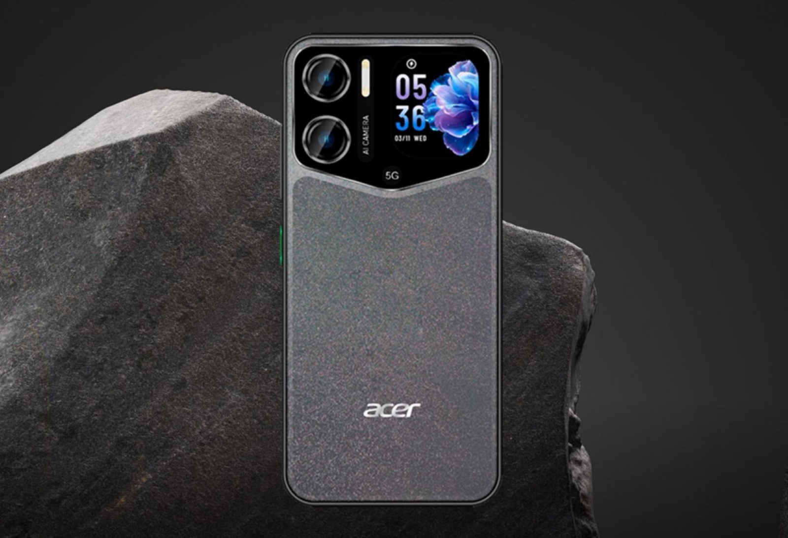 Acer Sospiro A70 smartphone with rear camera module