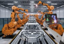 Micron Says Humanoid Robots Could Need 200GB of DRAM Each Humanoid robot representing the growing hardware demands of physical AI