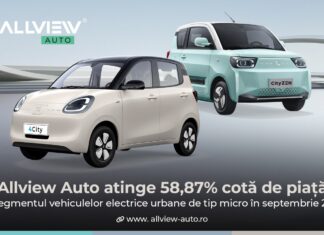 Allview Auto Takes 58.87% of Electric B1 Microcar Registrations in September Allview electric microcar featured with the company’s CityZEN and 4City lineup