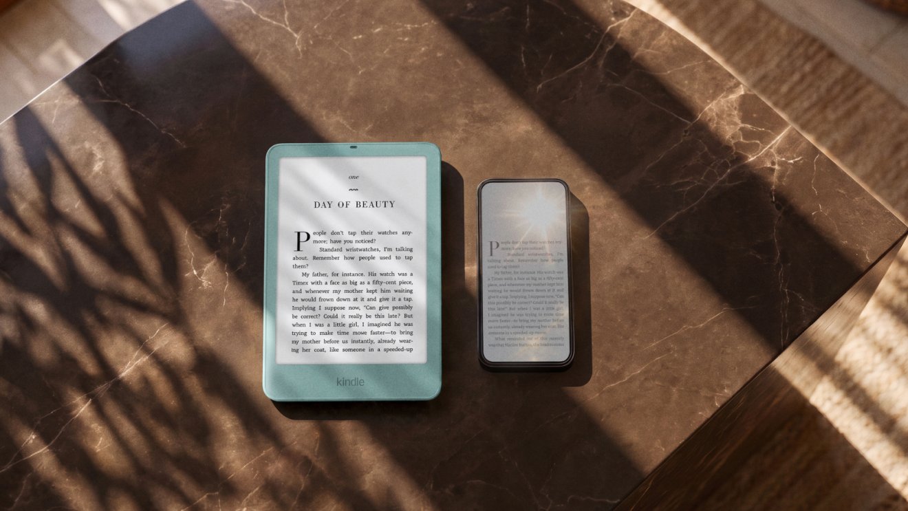 Kindle Paperwhite e-reader in the updated Amazon lineup