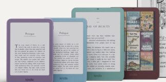 Amazon Kindle e-reader from the newly announced lineup