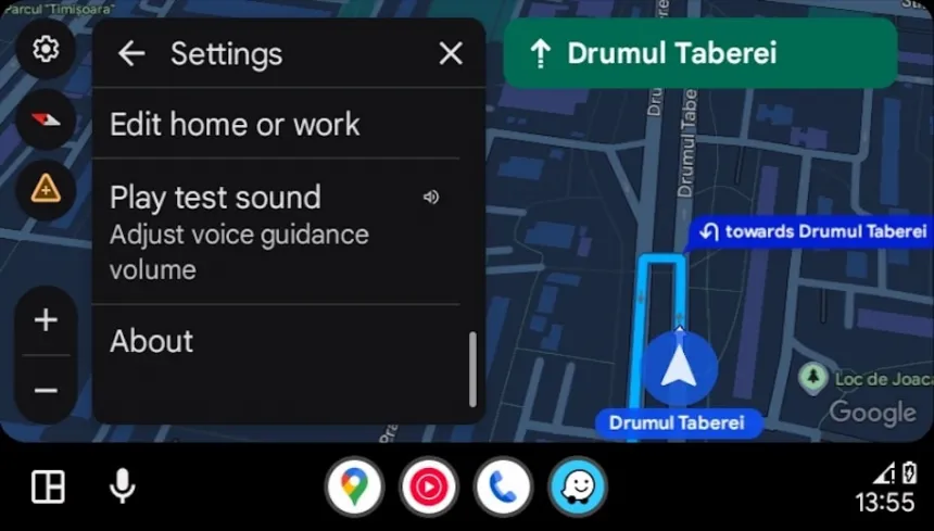 Illustration of Android Auto potentially suggesting navigation from messages and Gmail information