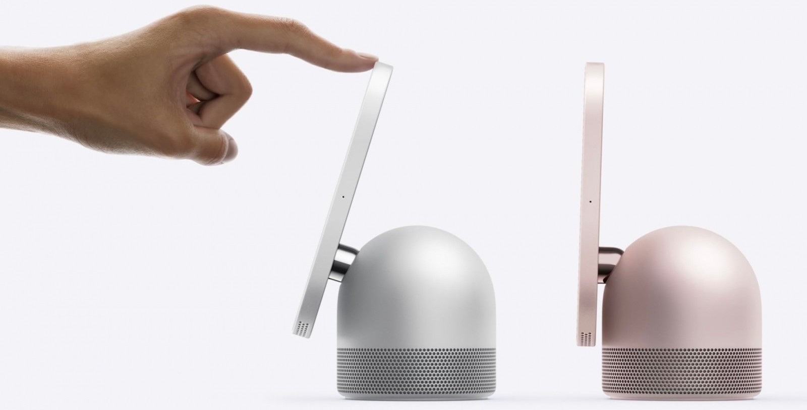 Apple HomeView smart display in a home setting