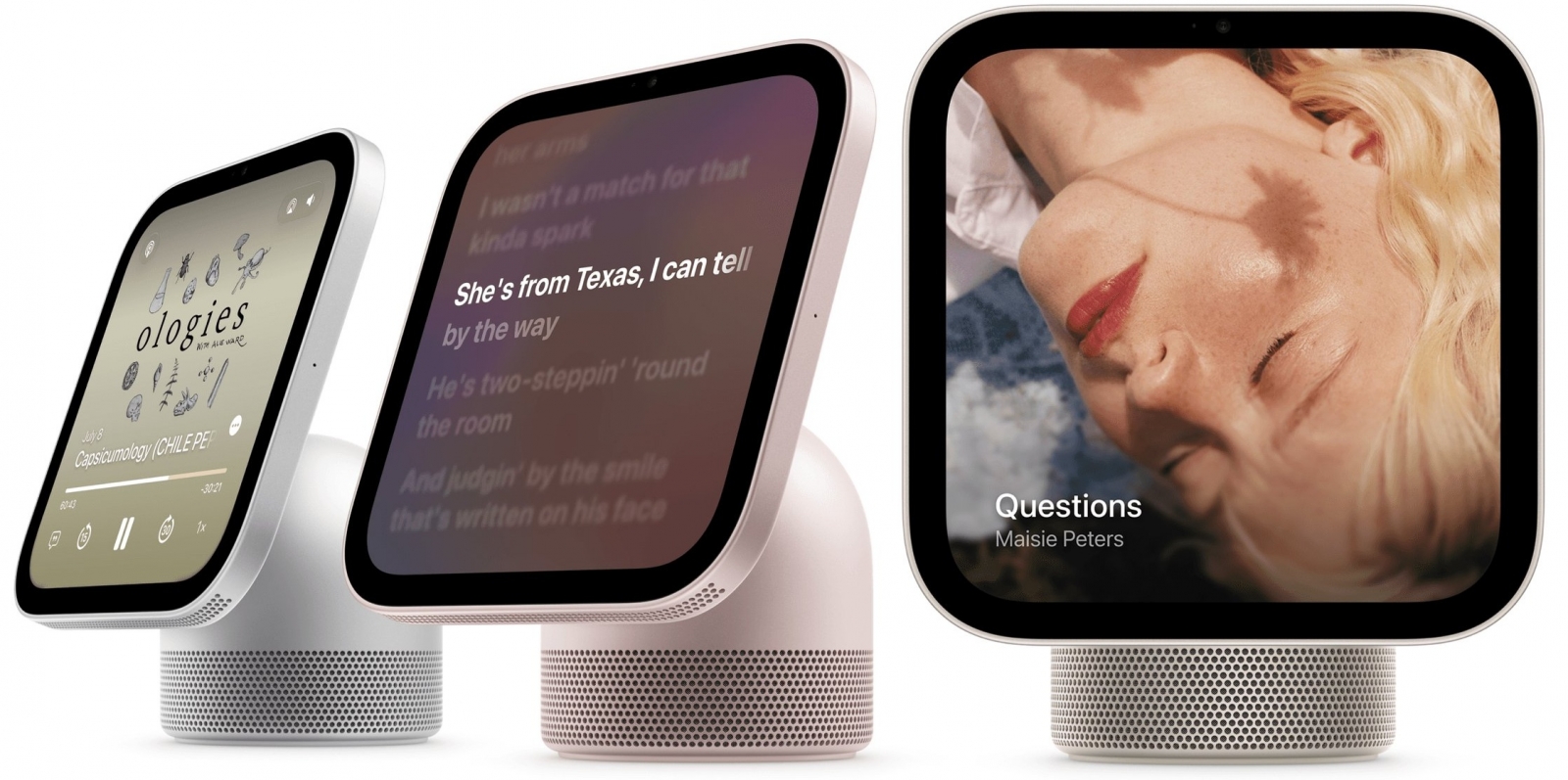 Apple HomeView interface displayed on a smart home screen