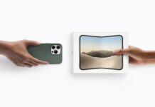 Apple iPhone retail box used to illustrate sealed-package verification technology