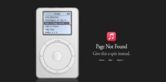 Apple Music’s 404 Page Now Includes an Interactive Original iPod