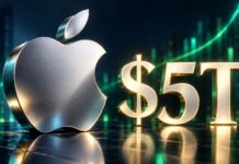 Apple Becomes Second Public Company to Close Above $5 Trillion Apple Becomes Second Public Company to Close Above $5 Trillion
