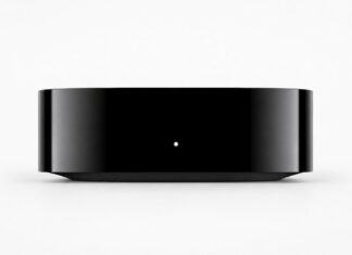 Apple TV 4K streaming device and Siri Remote