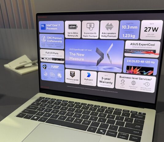 ASUS ExpertBook A7 14-inch business laptop