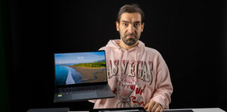 ASUS ProArt P14 laptop shown with its display open.