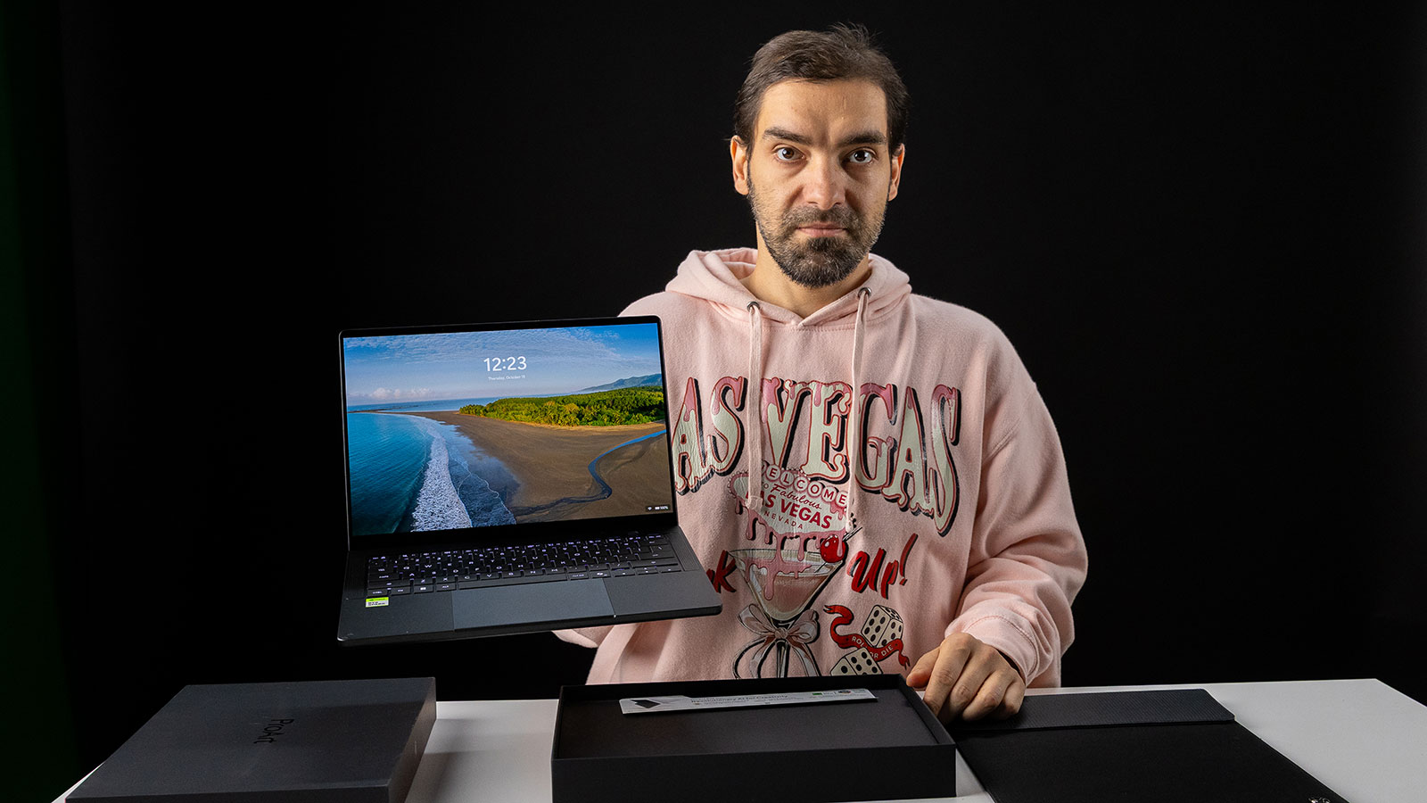 asus-proart-p14-asus-nvidia-rtx-spark-cover-a97618-001 ASUS ProArt P14 laptop shown with its display open.