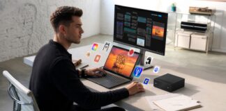 ASUS ProArt P16 H7607 laptop shown open with its large OLED display