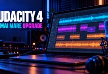 Audacity 4 audio editor interface