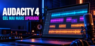 Audacity 4 audio editor interface