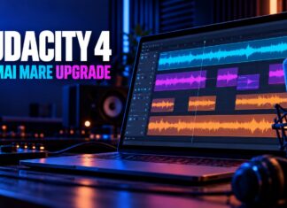 Audacity 4 audio editor interface