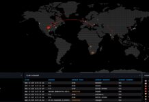 Bitdefender Threat Map Shows a Live View of Global Cyberthreat Activity Bitdefender Threat Map displaying cyberthreat events across a world map