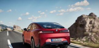 BMW iX4 electric SUV coupe