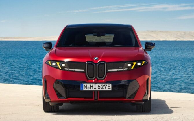 BMW iX4 electric SUV coupe