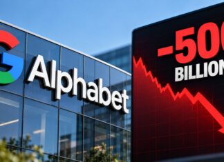 Alphabet’s AI Spending Push Turns Free Cash Flow Negative Despite Cloud Growth Alphabet and Google branding illustrating the company’s AI investment story