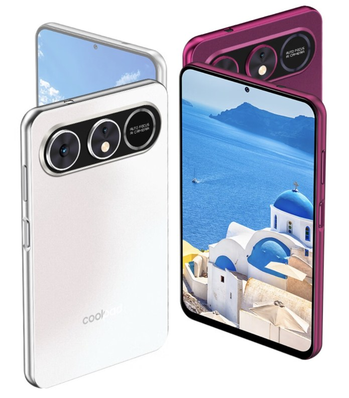 Coolpad Cool X Wide shown with a wide display layout
