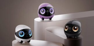 Enabot EBO Air 2 Plus mobile home-monitoring robot.