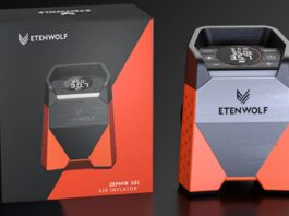 ETENWOLF Zephyr S3 portable tire inflator