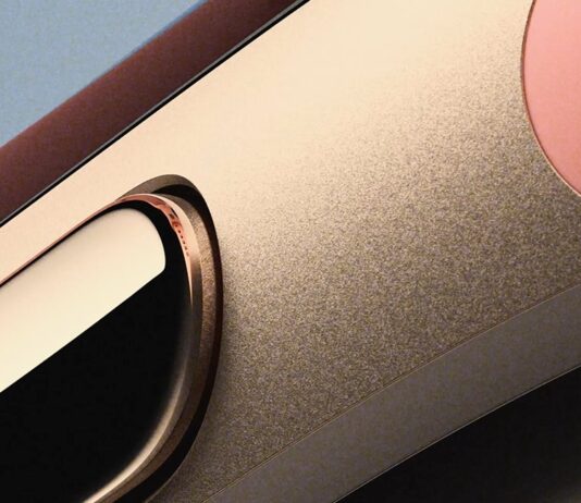 Google Health teaser image for the Fitbit Edge fitness band in Canyon orange