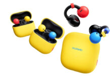 Huawei FreeClip 2 Gets Bicolor Edition as FreeClip Shipments Pass 10 Million Huawei FreeClip 2 bicolor earbuds with yellow charging case