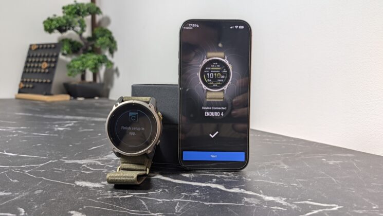 Garmin Enduro 4 smartwatch shown in product photography