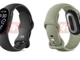 Leaked image of the Fitbit Edge fitness tracker