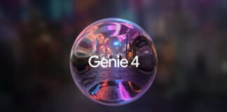 Google Genie 4 AI world-simulation model illustration