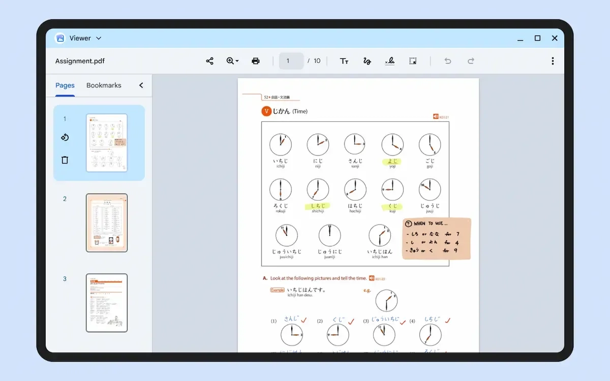 Google Viewer AI suggestions for Calendar and Maps actions