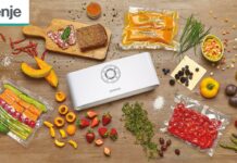 Gorenje VS110BE vacuum sealer offers Dry and Moist modes with sous-vide support Gorenje VS110BE vacuum sealer