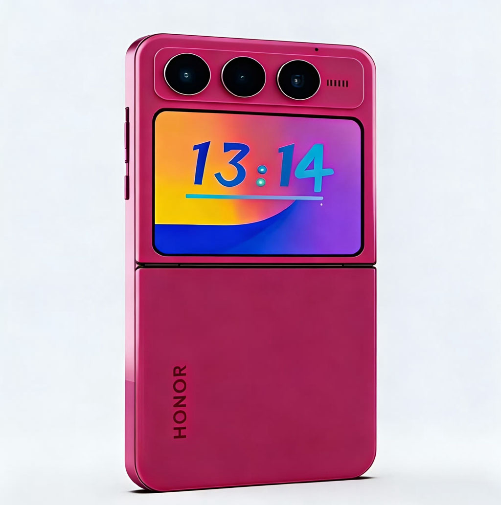 Illustration accompanying reports of HONOR’s rumored wide foldable with a 7,000mAh battery