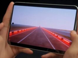 HONOR WIN Pad shown in landscape orientation in a promotional image