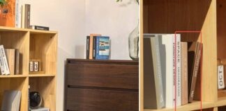 Huawei teaser image of a book-filled shelf concealing the Router X2 Pro