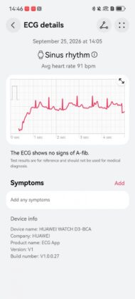 Huawei Watch D3 Review: Blood Pressure Tracking Before and After Exercise Takes Center Stage