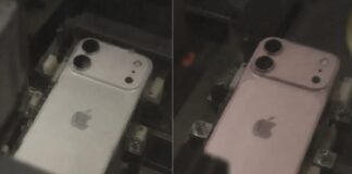 Purported iPhone 18 image showing a wide horizontal rear camera island.
