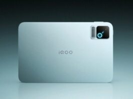 iQOO Pad Pro compact gaming tablet shown in promotional imagery