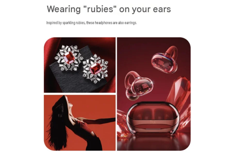 JBL Soundgear Clips Tourmaline Red Debut With Titanium-Plated Dual ...