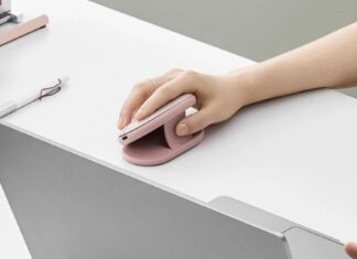 Logitech Pebble Up folds flat or raises its grip, with up to 90 days of battery life Logitech Pebble Up wireless mouse