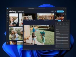 Windows 11 Photos app redesign shown on a desktop display