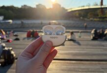OPPO Enco X4 true wireless earbuds with their charging case