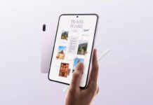 OPPO Pad Mini Matte Display Edition tablet shown from the front and rear