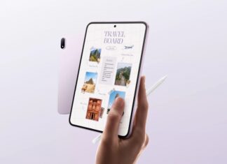OPPO Pad Mini Matte Display Edition tablet shown from the front and rear