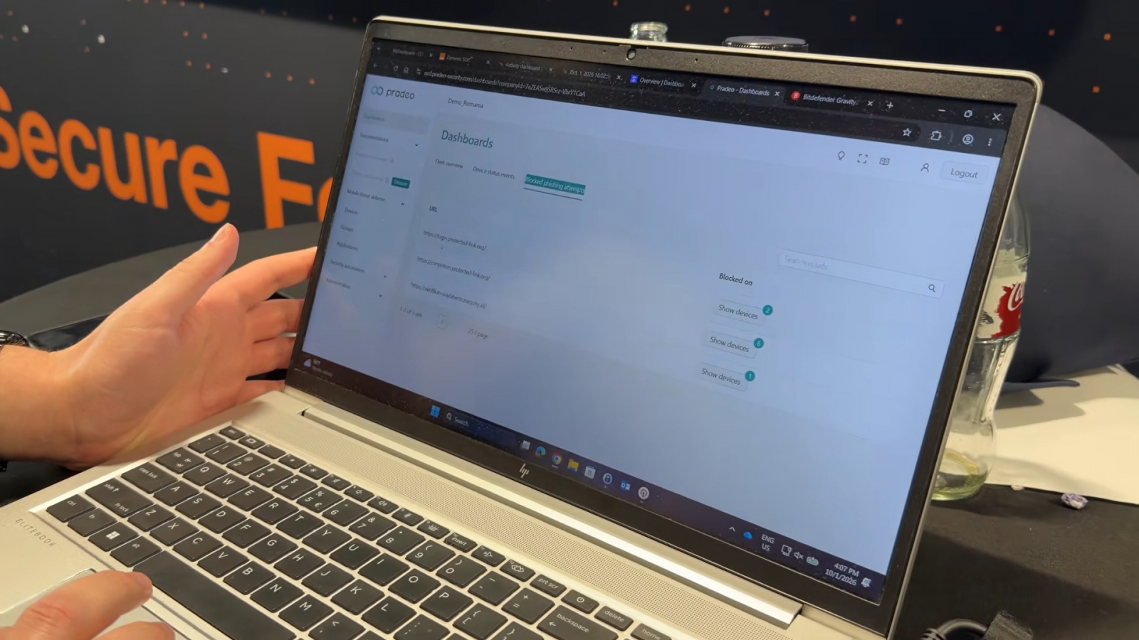 SCUT Demo Shows Malware Stopped on a Laptop and QR Phishing Blocked on Mobile