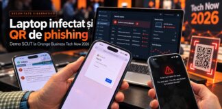 SCUT cybersecurity demonstration at Orange Business Tech Now 2026