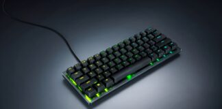 Razer Huntsman V3 Pro Mini 8KHz compact gaming keyboard