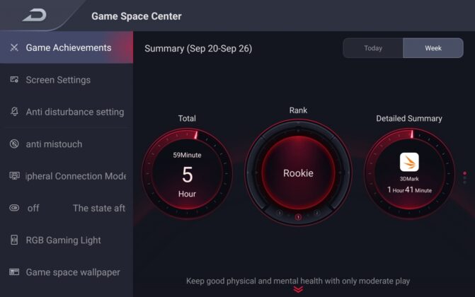REDMAGIC Astra 2 Game Space Adds Extensive In-Game Controls and Visual Tools