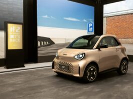 Official image of the Smart #2 electric city car